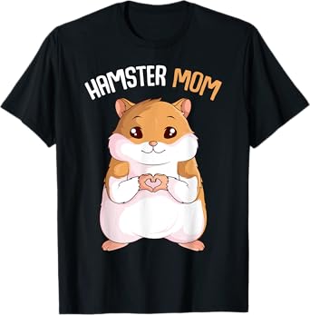 Cute Hamster & Pet Gifts Women's Hamster Mom Hammy Girls T-Shirt