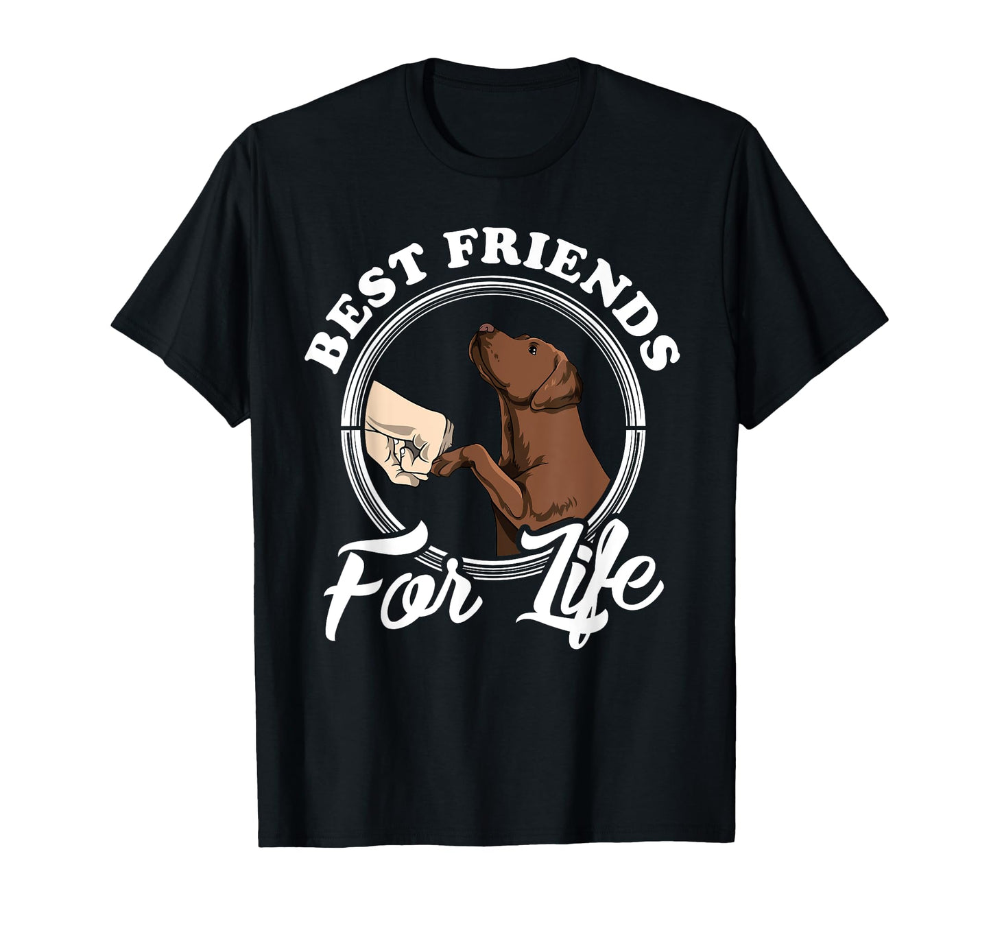 Chocolate Labrador Design Funny Chocolate Labrador Lovers T-Shirt