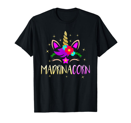Madrinacorn Spanish Godmother Funny Unicorn T-Shirt