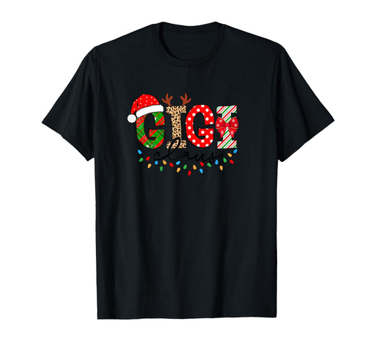 Gigi Claus Merry Christmas For Gigi Xmas Vibes Costume T-Shirt