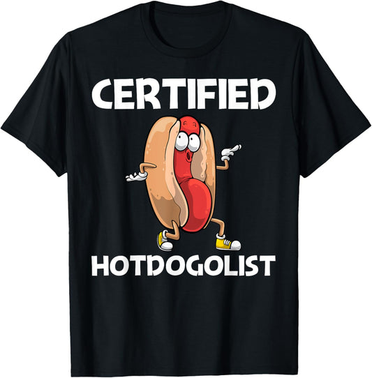 Cool Hotdog Outfit For Men Women Adult Hotdog Hot Dog Lover T-Shirt