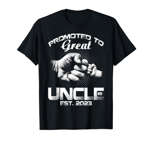 Promoted To Great Uncle Est 2023 T-Shirt