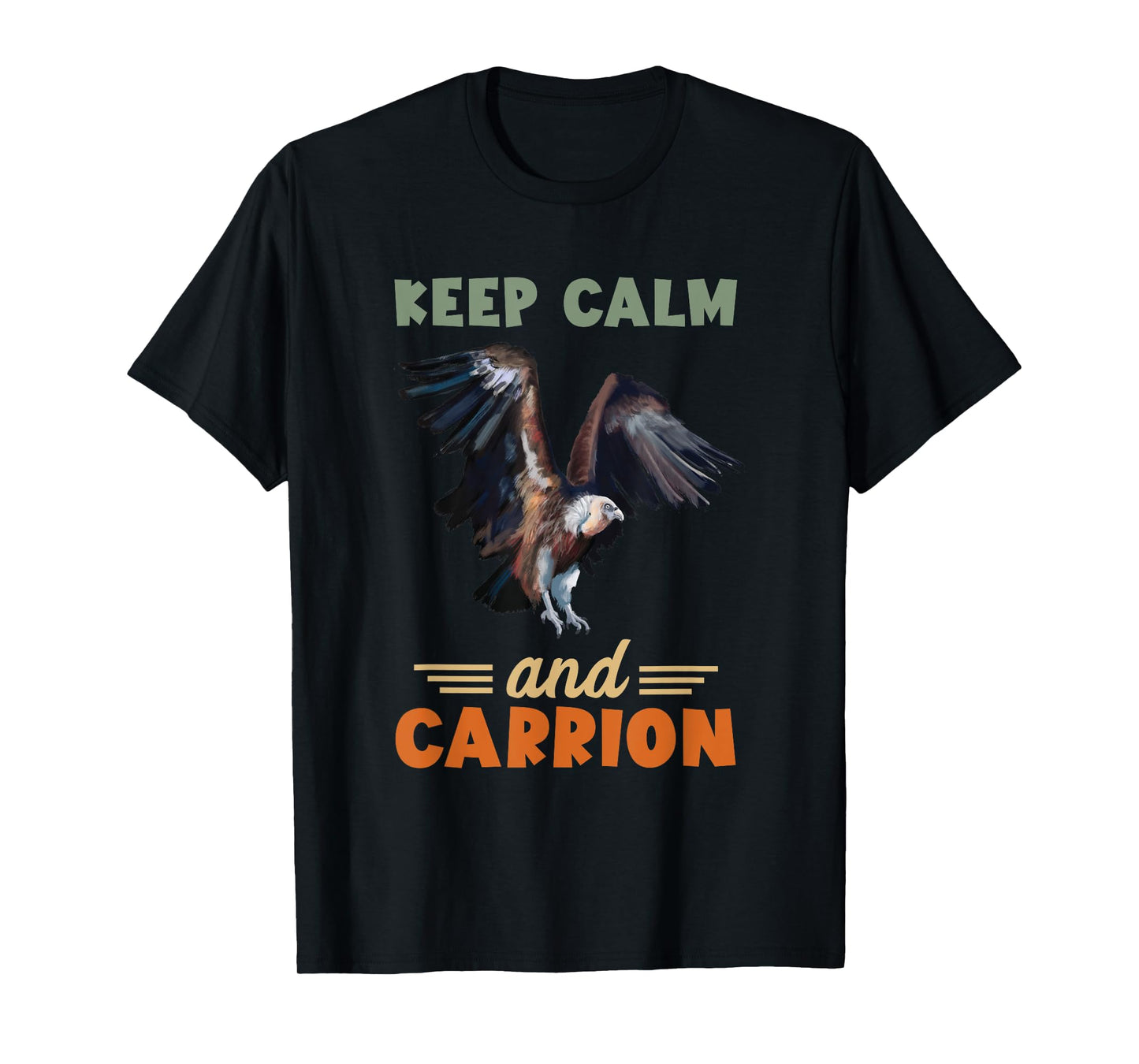 Vulture Keep Calm Bird Watcher Carrion Vulture Lover T-Shirt