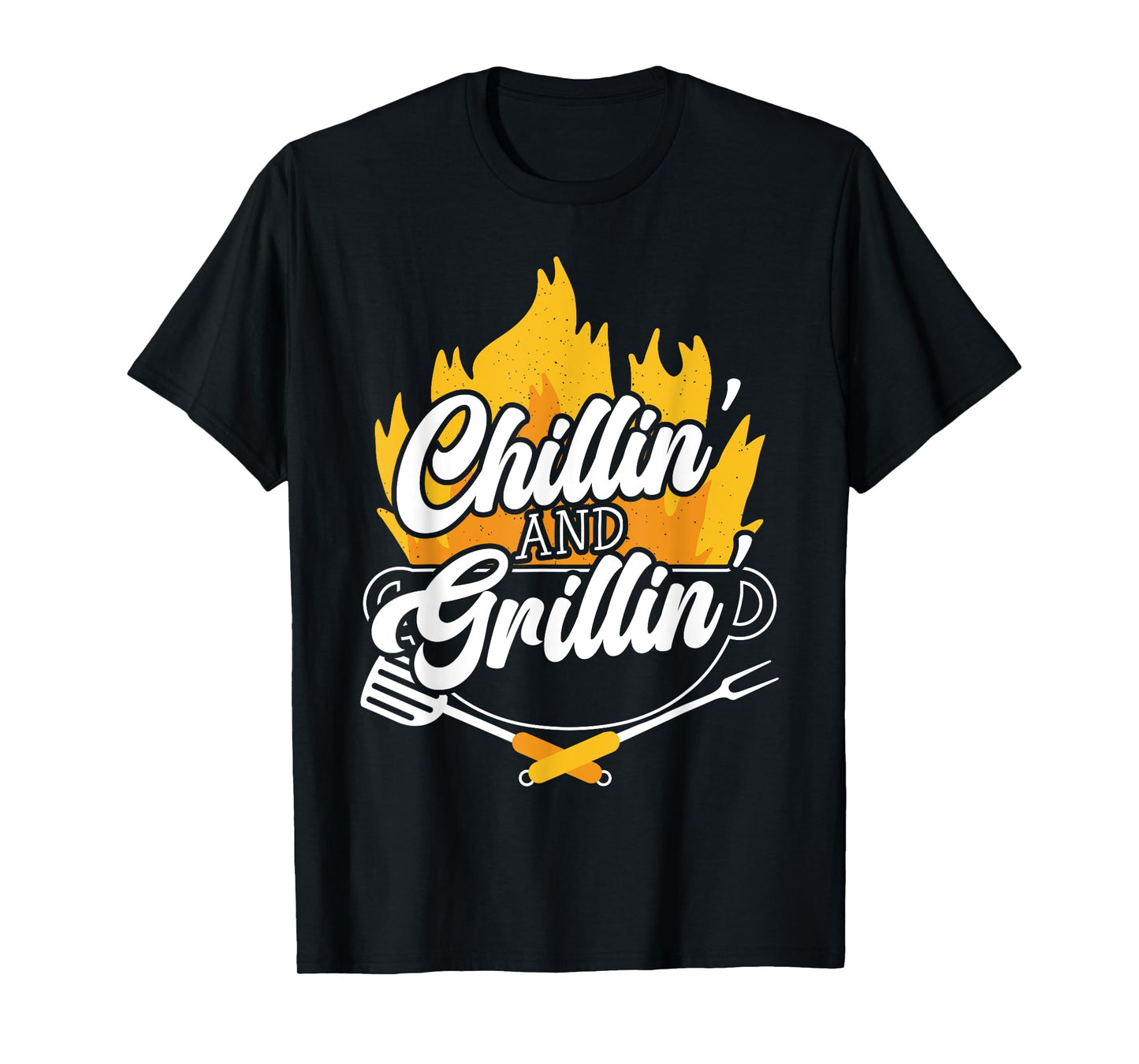 Chillin' And Grillin' BBQ Grillmaster Barbecue T-Shirt