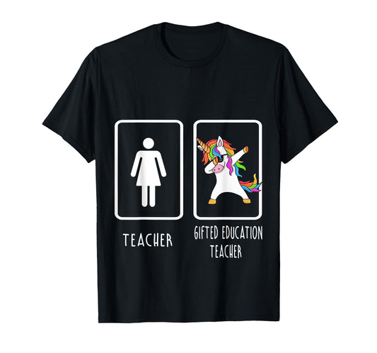 GIFTED EDUCATION TEACHER Unicorn Shirt Men Women Kids T-Shirt