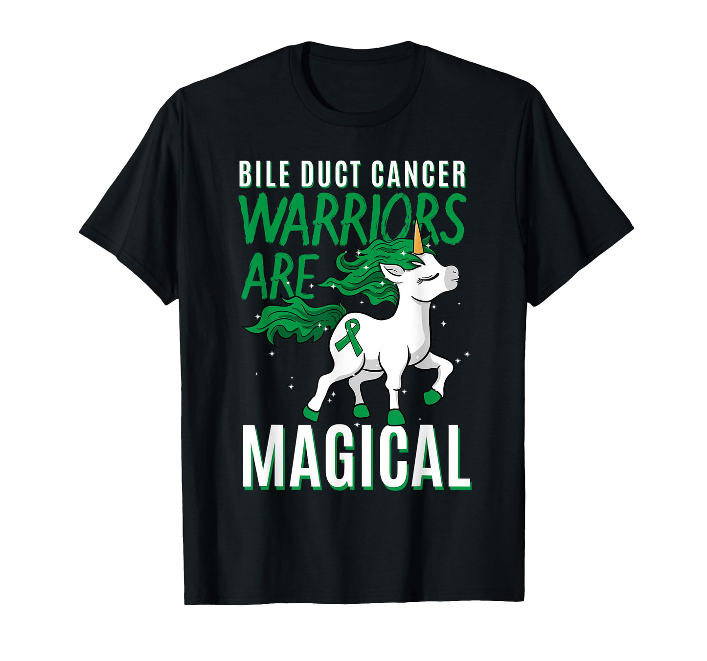 Bile Duct Cancer Awareness Cholangiocarcinoma Unicorn Lover T-Shirt
