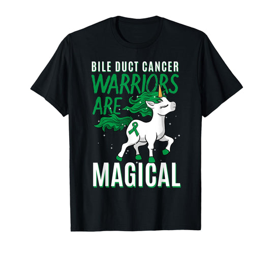 Bile Duct Cancer Awareness Cholangiocarcinoma Unicorn Lover T-Shirt