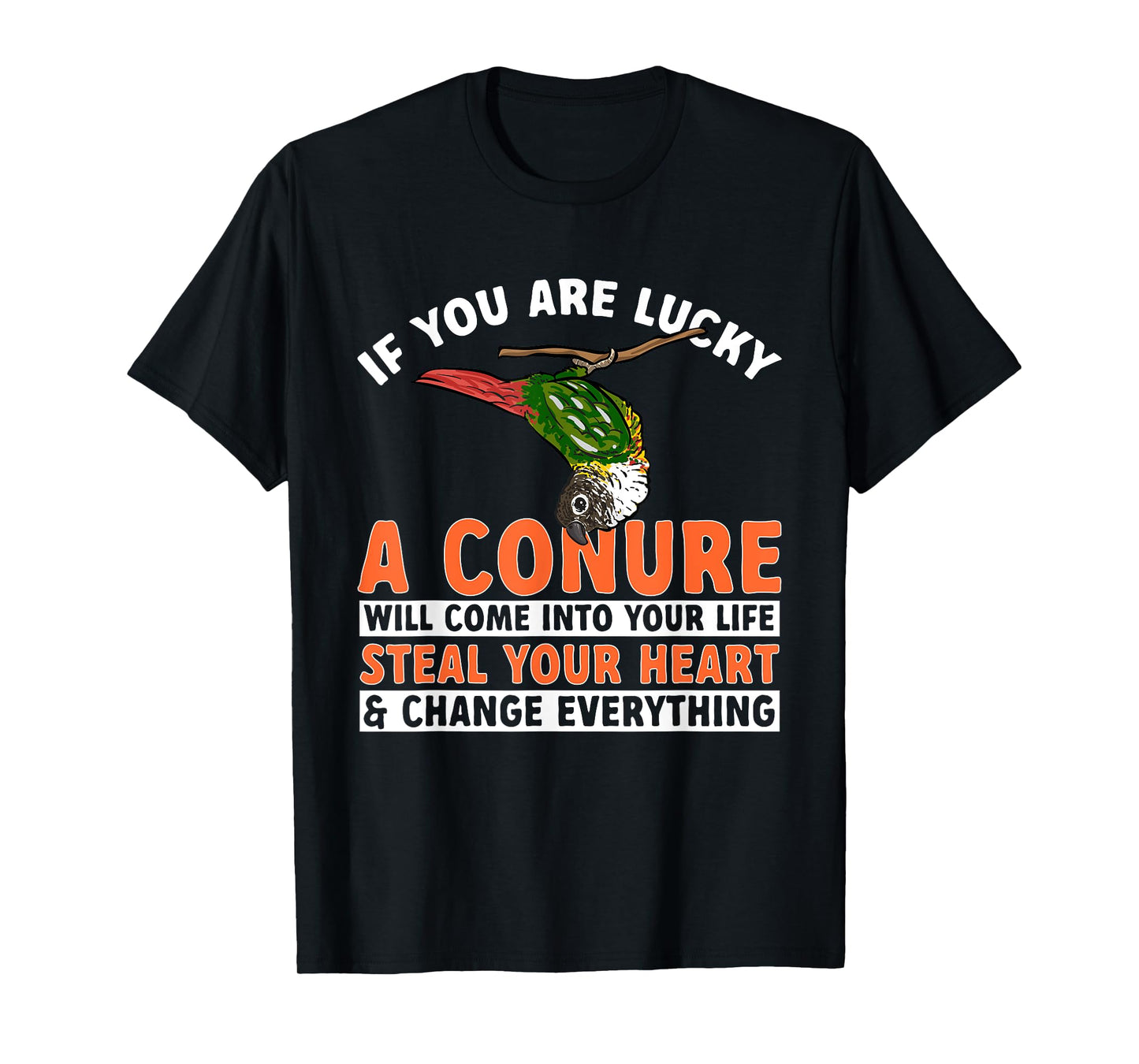 Green Cheek Conure Parrot Bird Conure T-Shirt