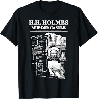 H.H. Holmes Murder Castle True Crime Serial Killer T-Shirt