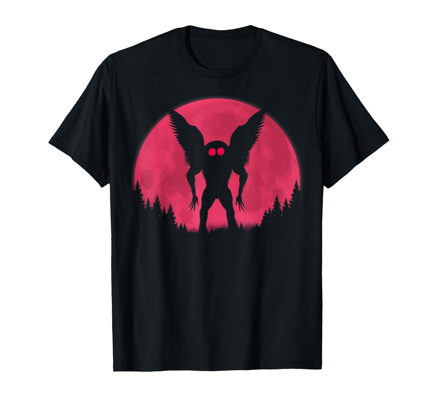 Mothman Moon! Funny Cryptid For Men Women Kids! Moth man T-Shirt
