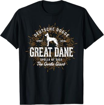 Vintage Style Retro Great Dane T-Shirt