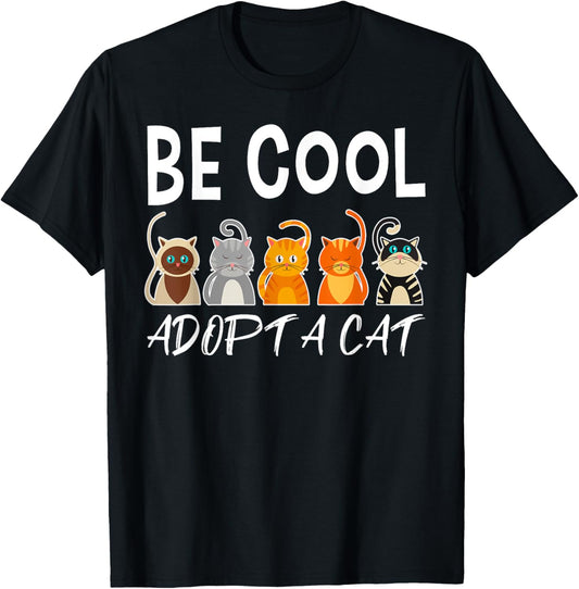Adopt a Cat Shirt Cat Rescue Shirt Cat Adoption Shirt Gift T-Shirt