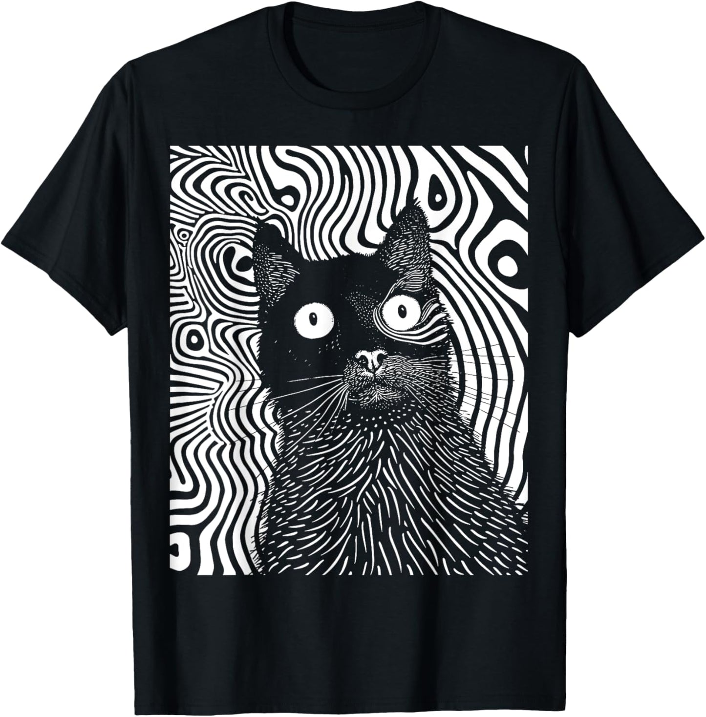 Trippy Cat | Pastel Goth Gothic Grunge Alt Punk Weirdcore T-Shirt