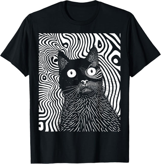 Trippy Cat | Pastel Goth Gothic Grunge Alt Punk Weirdcore T-Shirt