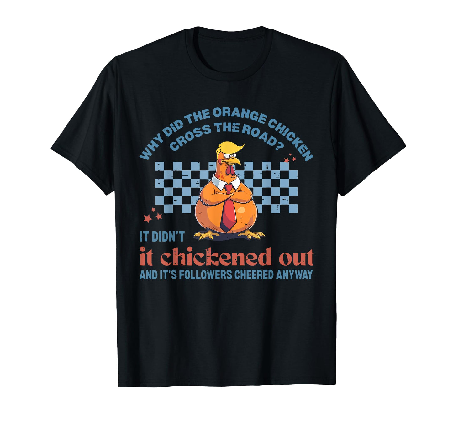 Retro Funny TACO Trump always Chickens Out Cute Tariff Meme T-Shirt
