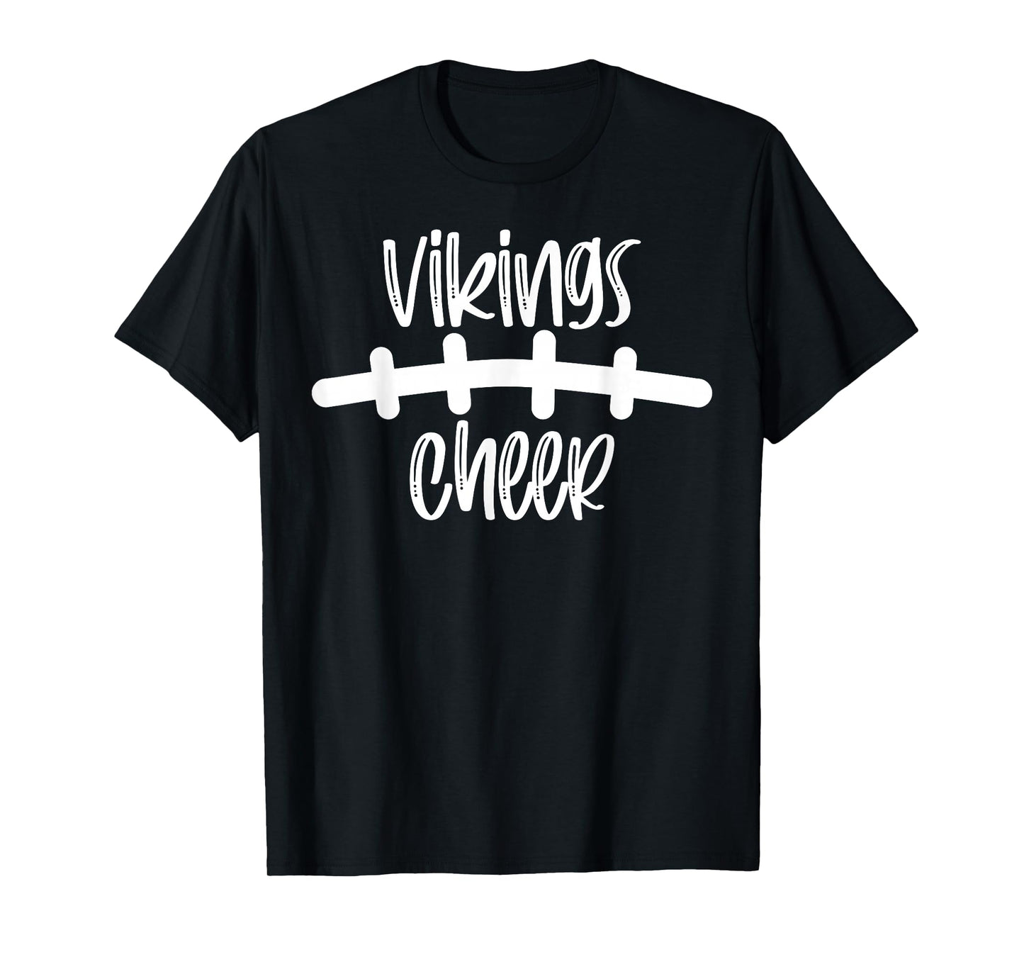 Vikings Cheer School Spirit Football Team Mascot Game Night T-Shirt