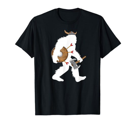 Bigfoot Viking Cryptid Norse Myth Sasquatch T-Shirt
