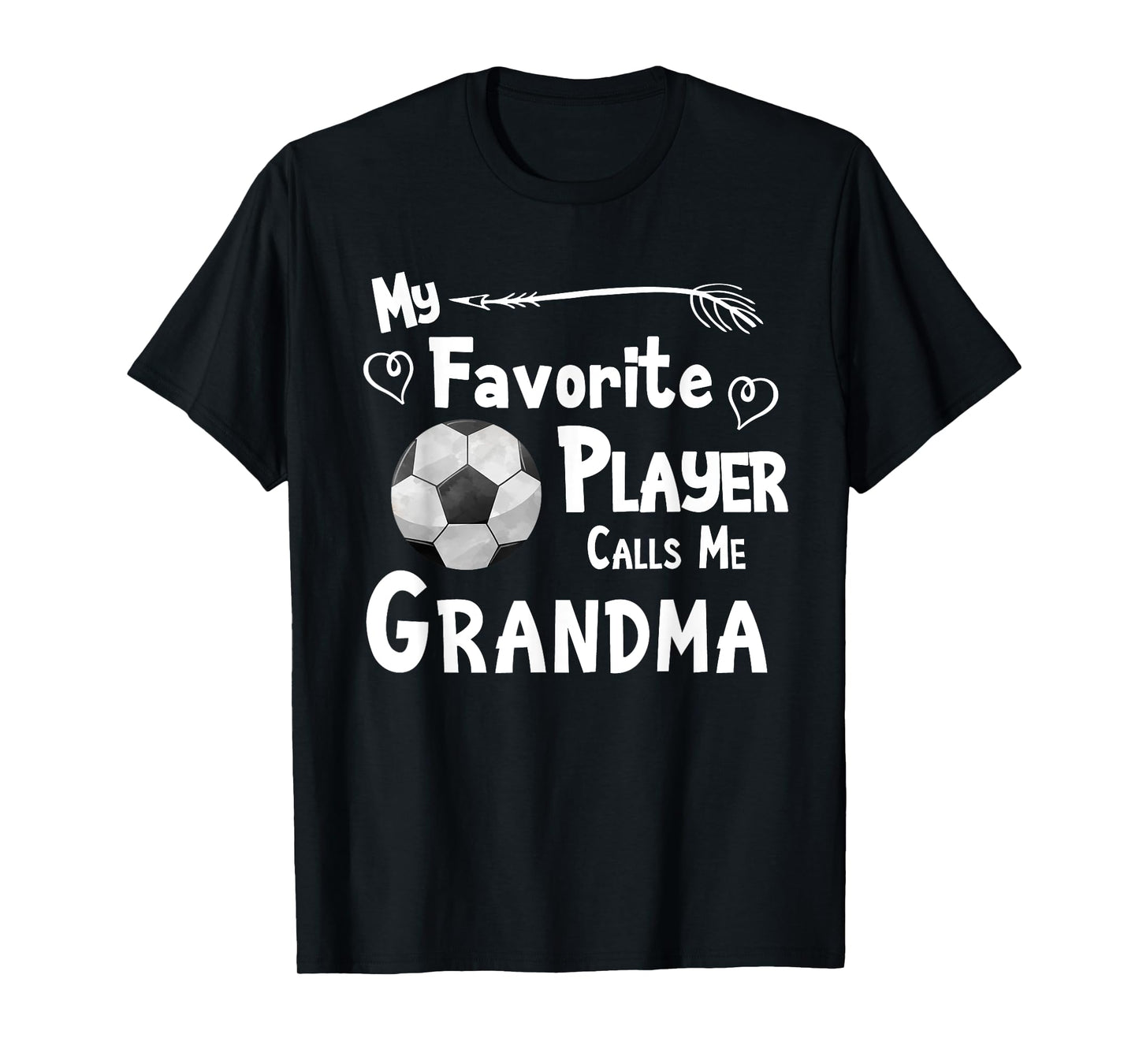 Grandma Soccer Football Game Fan Sports Favorite Player T-Shirt