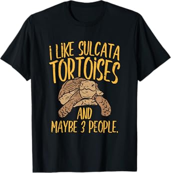 I like turtles tshirt, African Spurred Sulcata Tortoise Tee T-Shirt