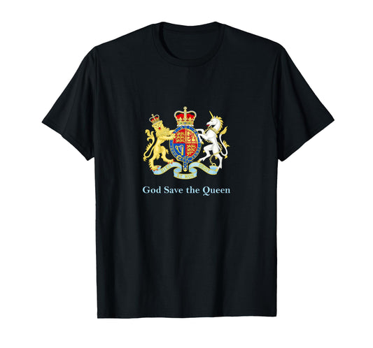 Royal Coat of Arms God Save the Queen T-Shirt