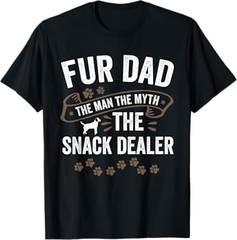 Fur Dad Dog Fathers Day 2024 Men Women T-Shirt