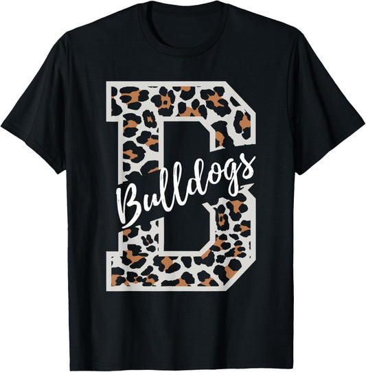 Vintage Love Bulldogs Name Cute Funny Retro T-Shirt