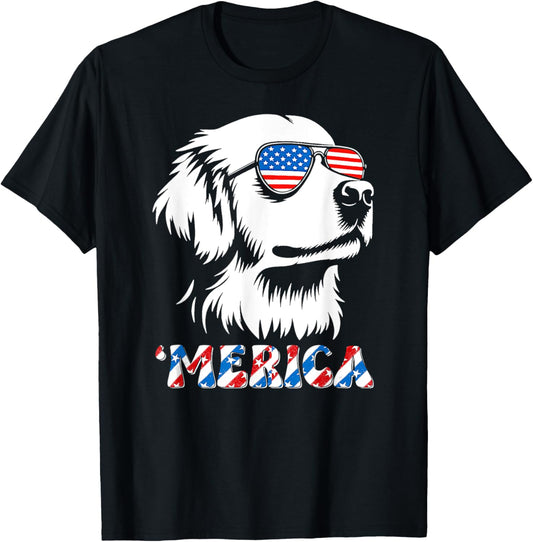 Merica American Flag USA T-Shirt