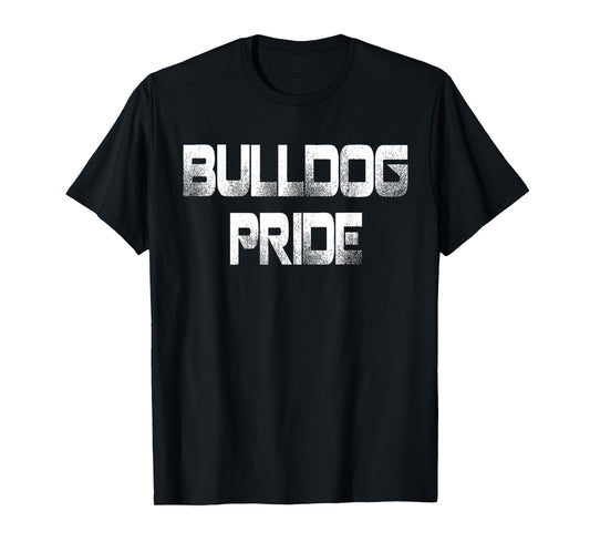 Bulldog Pride T Shirt for Sports School Spirit Shirt Bulldog T-Shirt