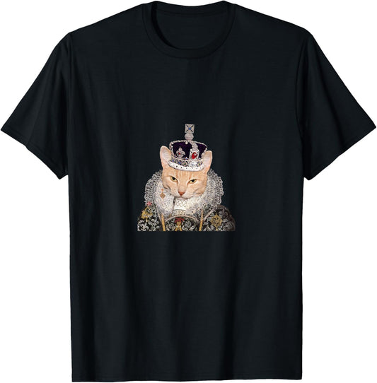 Tudor Cat With Crown Shirt T-Shirt