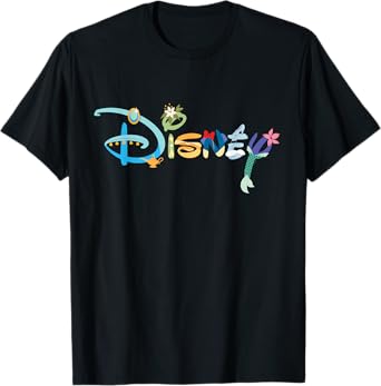 Disney Princess Letters Classic Disney Logo T-Shirt