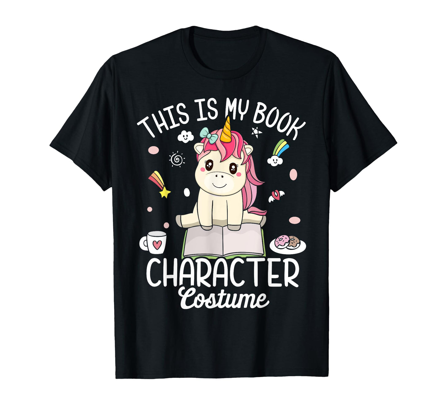 Book Character Costume Book Reader Girl Book Lover T-Shirt