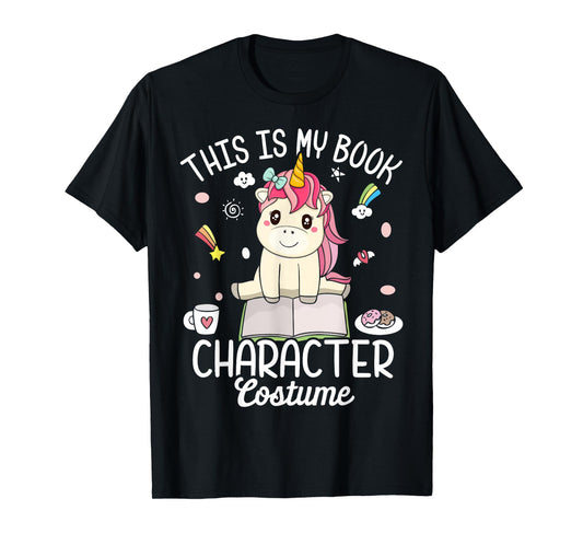 Book Character Costume Book Reader Girl Book Lover T-Shirt