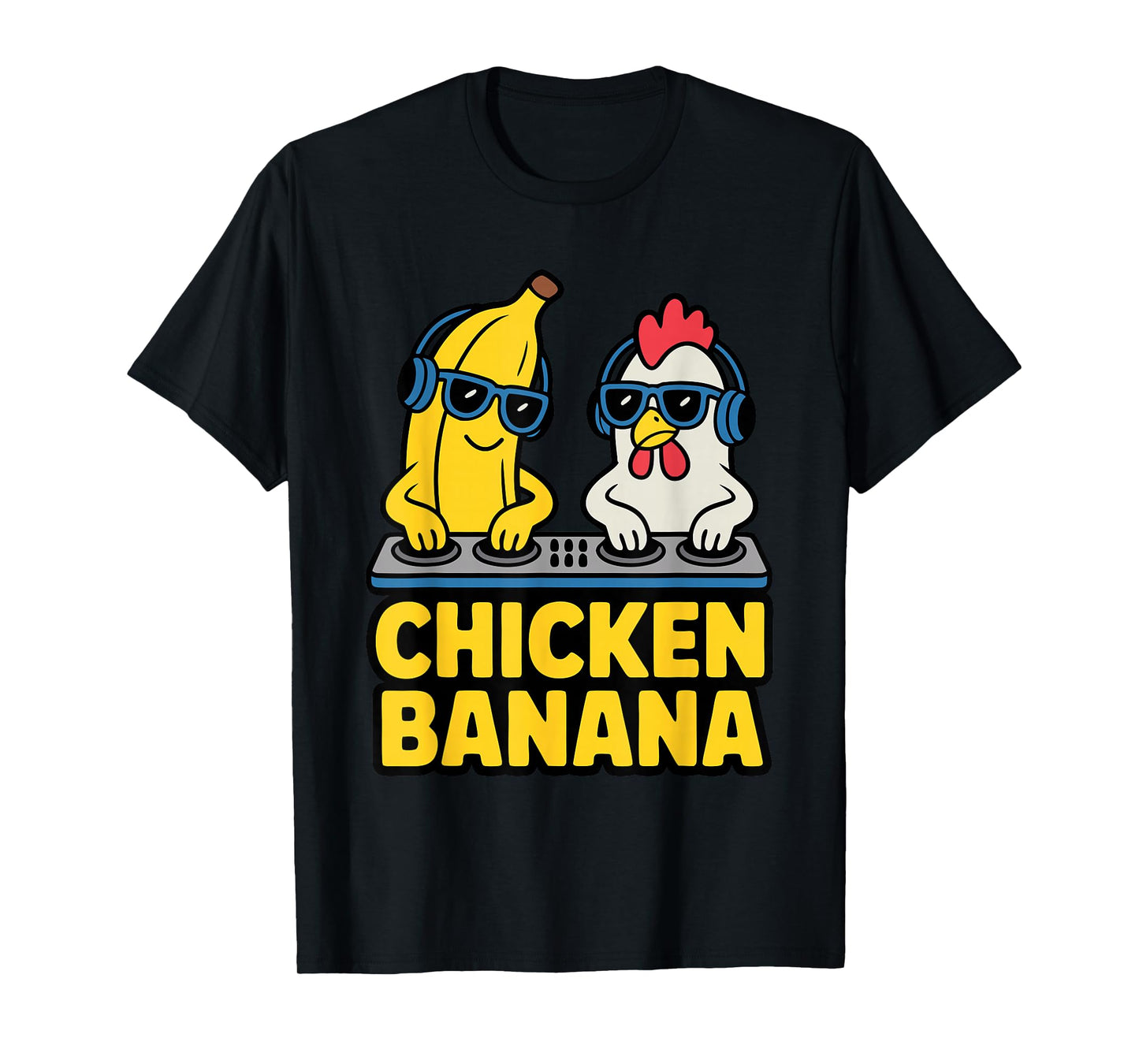 Funny Chicken Banana T-Shirt