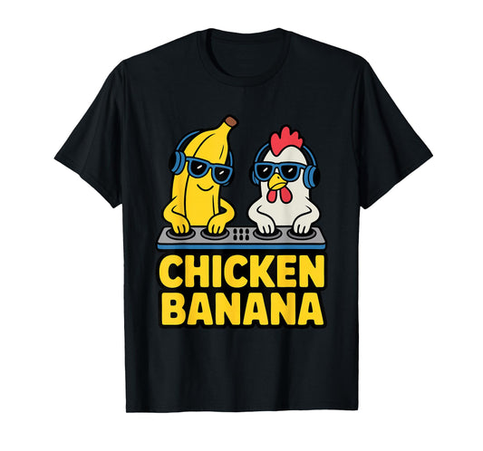 Funny Chicken Banana T-Shirt