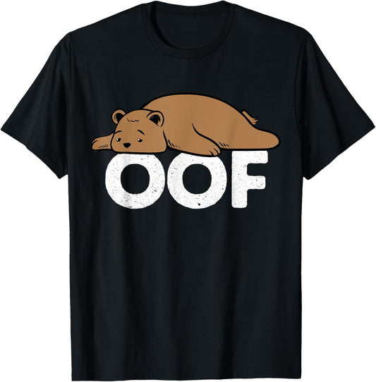 Brown Bear Oof Shirt Internet Video Gaming Gamer Gifts Men T-Shirt
