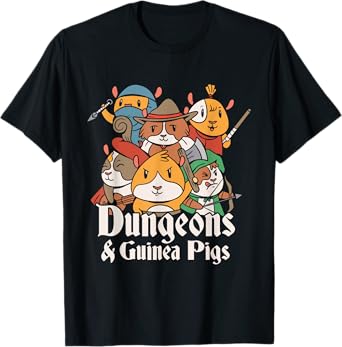 Dungeons and Guinea Pigs Parody T-Shirt