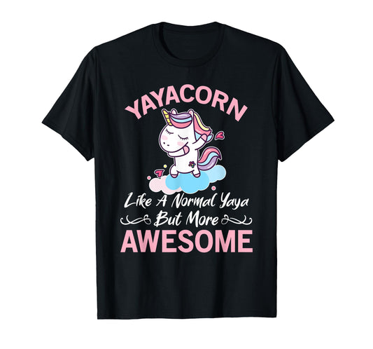 Yayacorn Funny Unicorn Gift For Yaya T-Shirt
