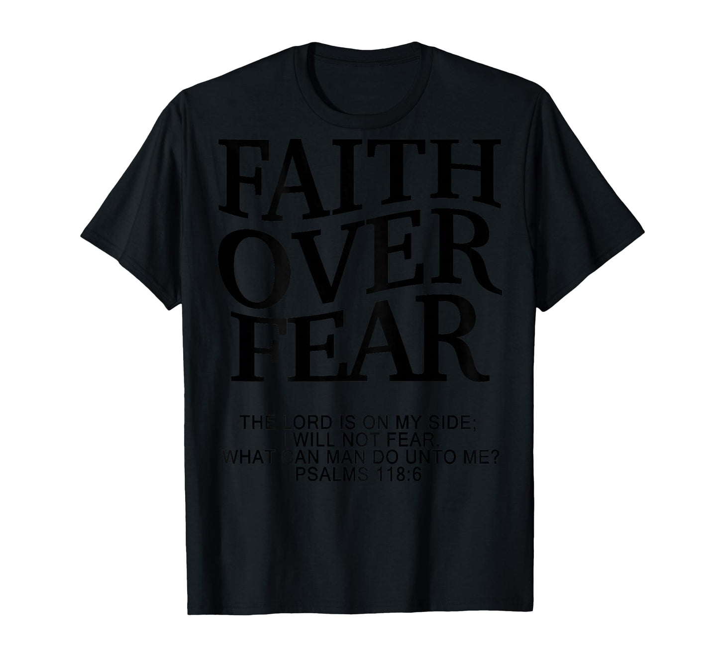 Youth Faith Over Fear Christian Teen Girl Jesus Loves I You T-Shirt