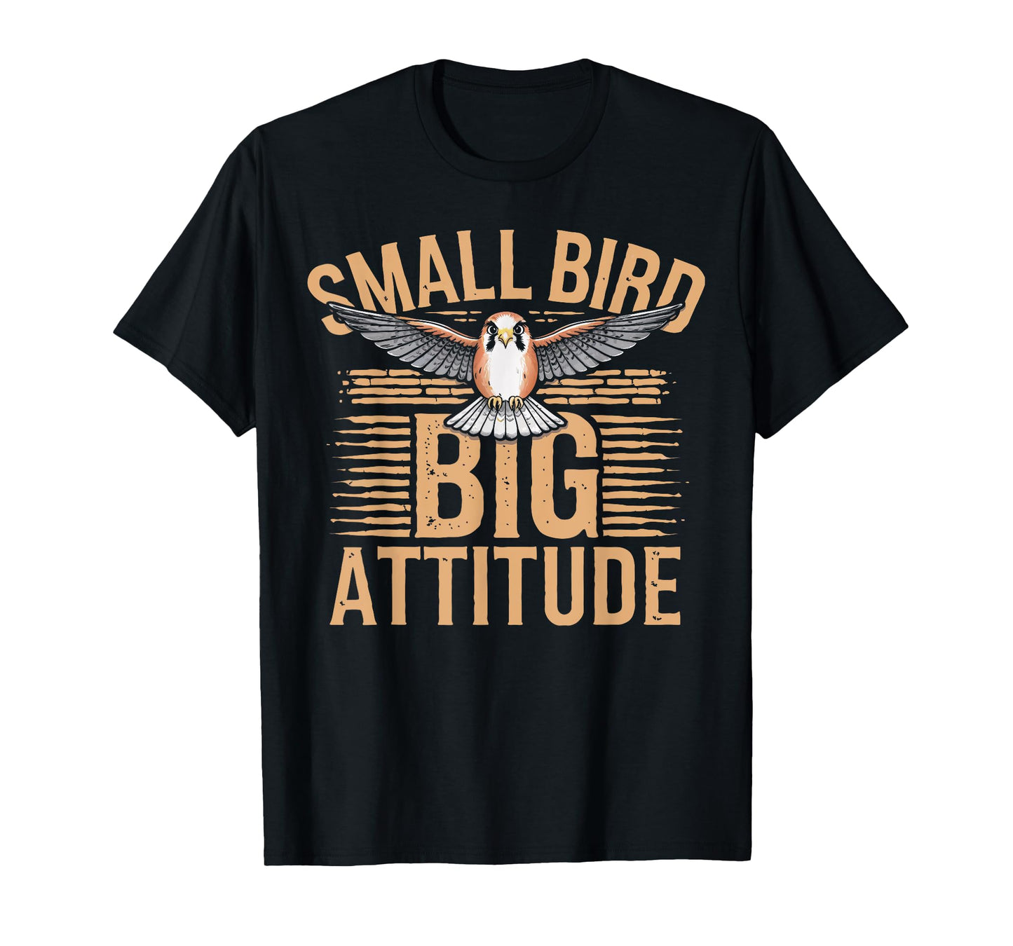 Kestrel Bird Big Attitude American Kestrel T-Shirt