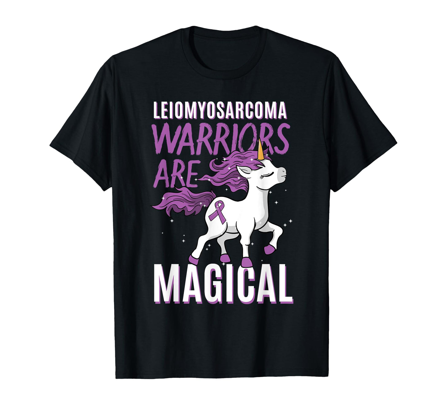 Leiomyosarcoma Warrior LMS Rare Cancer Unicorn Sarcoma Gift T-Shirt