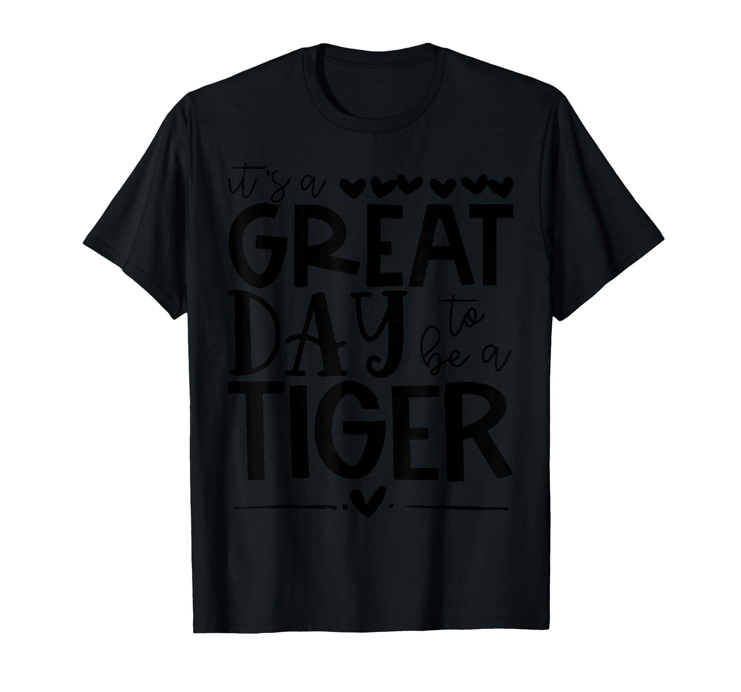 Tigers School Sports Fan Team Spirit Great Day T-Shirt