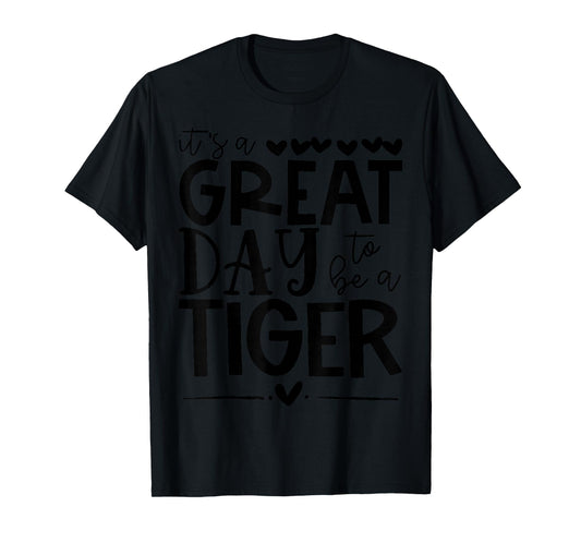 Tigers School Sports Fan Team Spirit Great Day T-Shirt