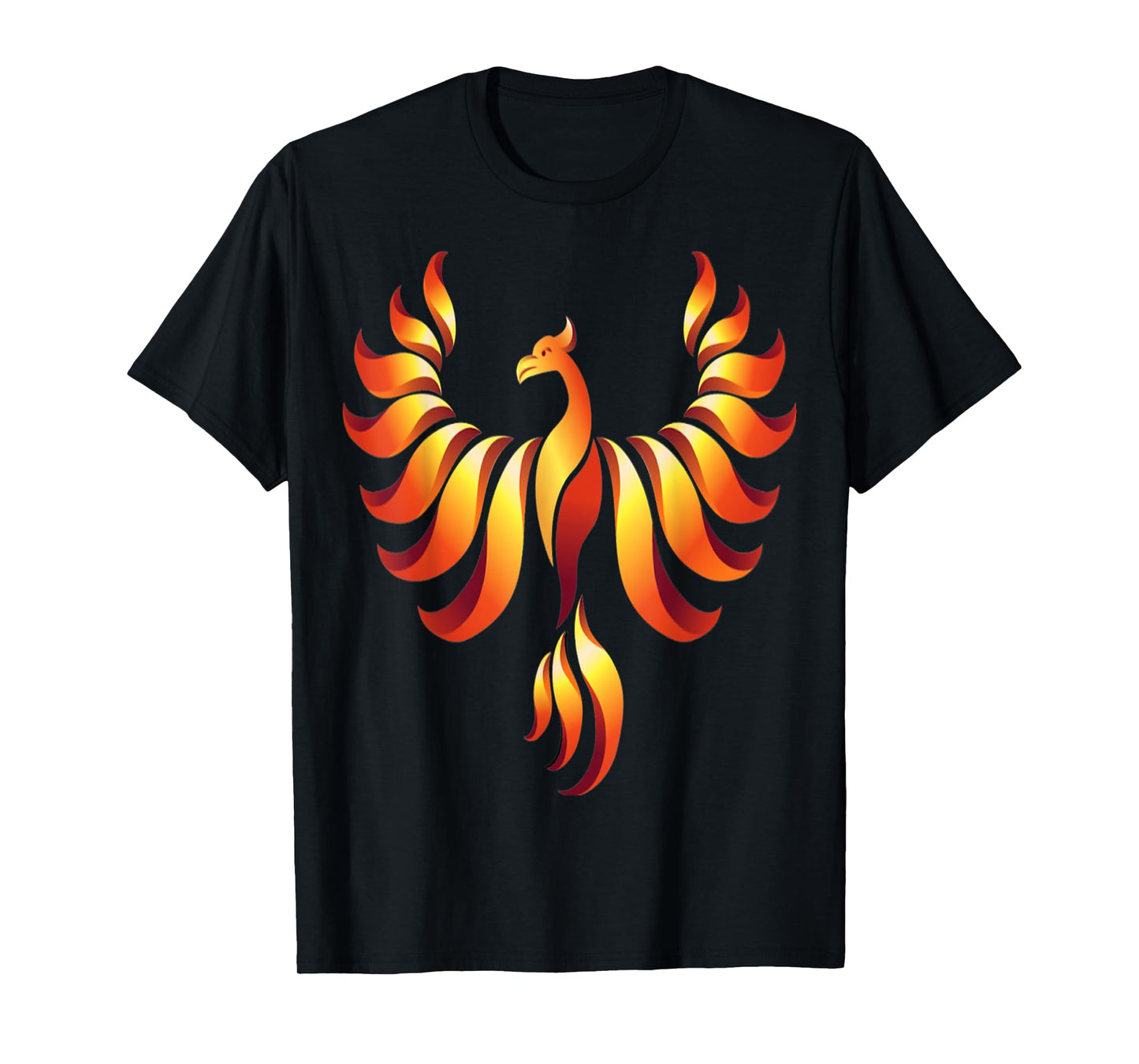 Rising Phoenix Rise from the Ashes Rebirth Symbol T-Shirt
