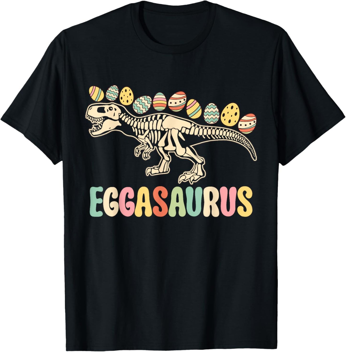 Eggasaurus Easter Stegosaurus Dinosaur TRex Boy Kids Toddler T-Shirt