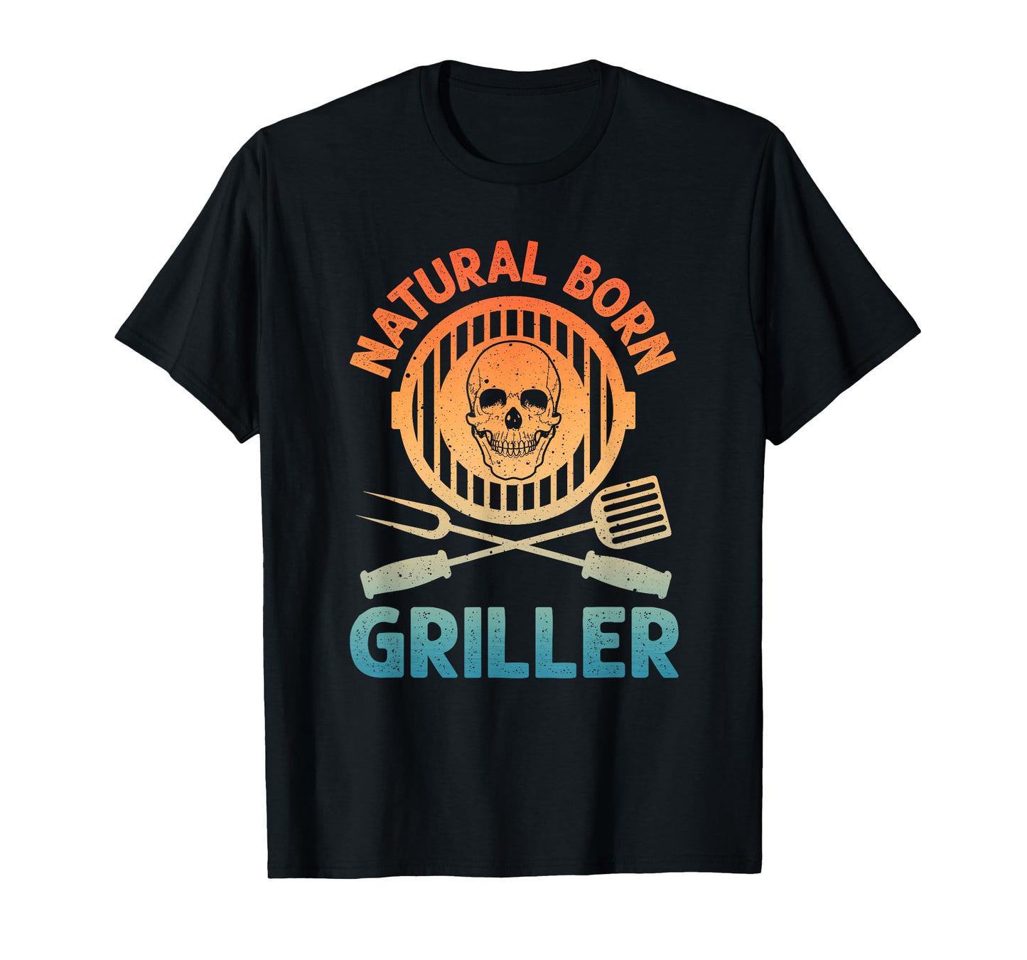 Funny BBQ Art For Men Women Grilling Meat Smoking Barbecue T-Shirt