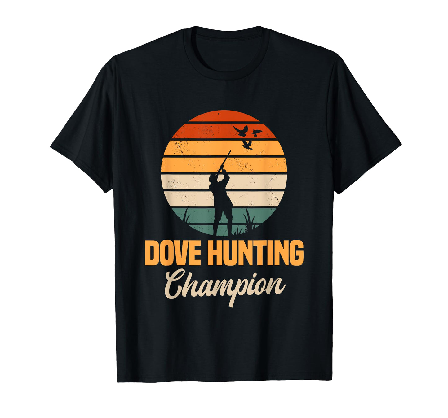 Dove Hunting Retro Vintage Bird Pigeon Hunter Huntress T-Shirt