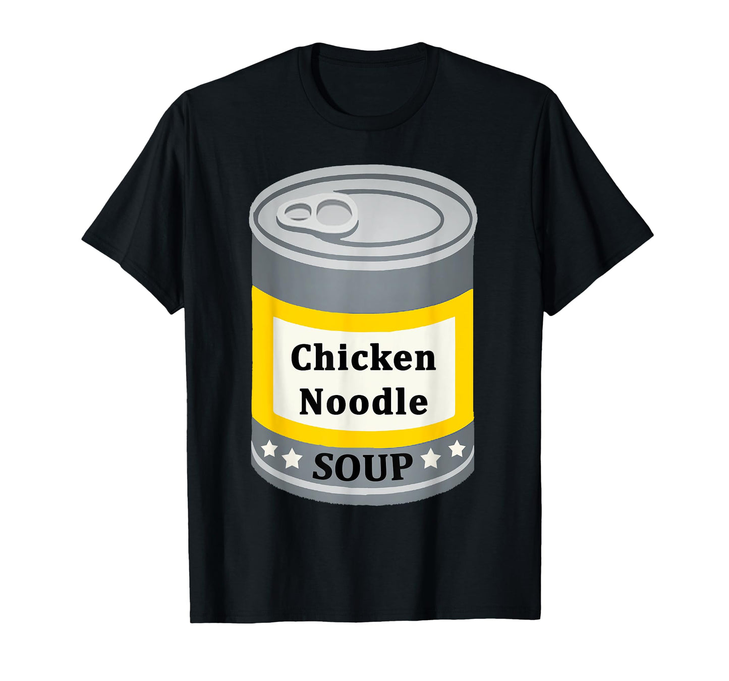 Chicken Noodle Canned Soup Fun Last Minute Halloween Costume T-Shirt