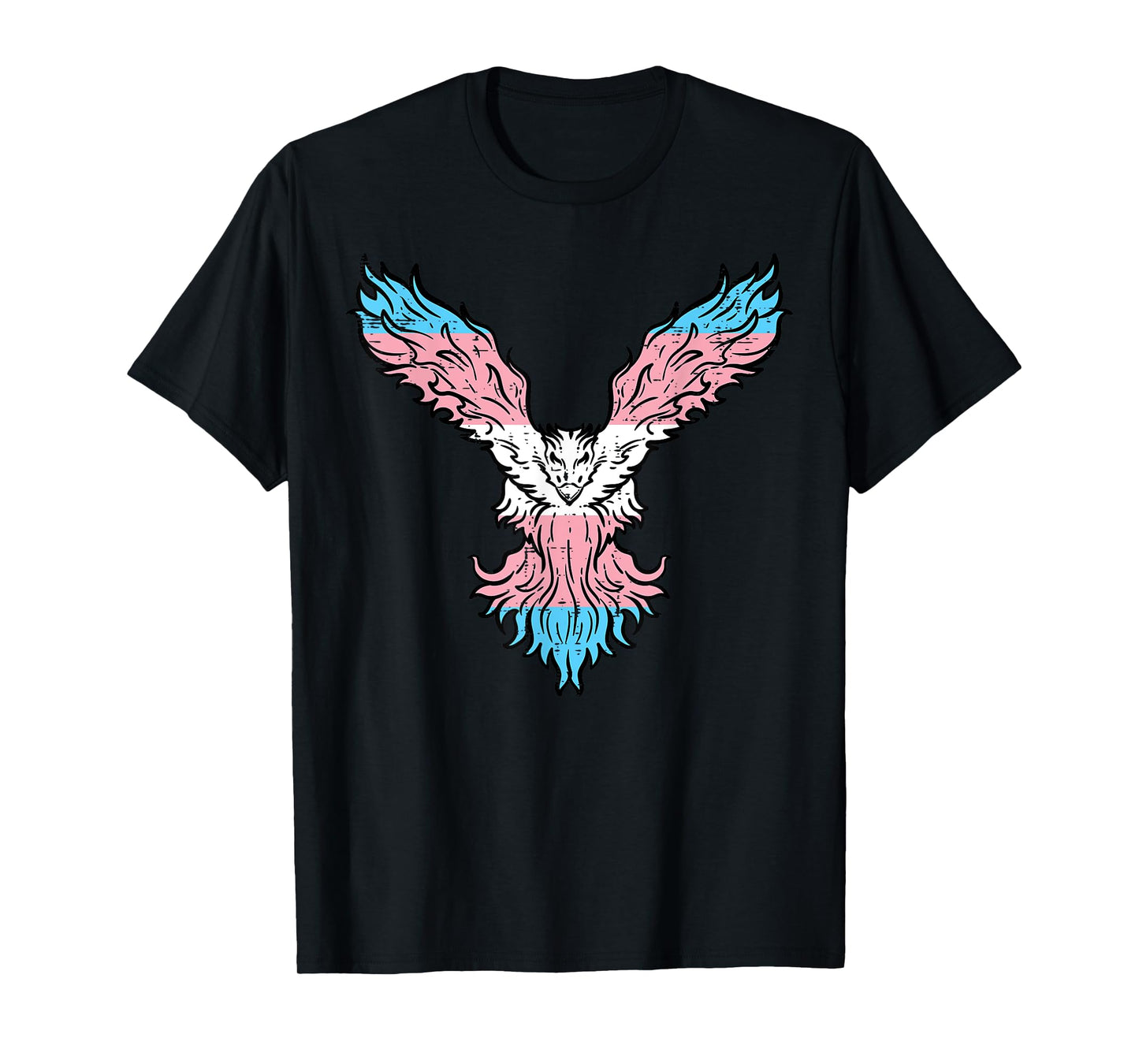 Transgender Bird Phoenix Trans Pride Flag Lgbt Men Women Kid T-Shirt