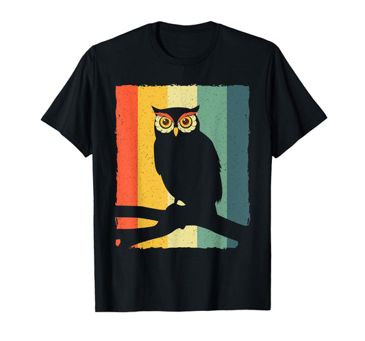 Funny Owls Design For Men Women Kids Animal Lover Night Owl T-Shirt