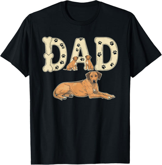 Rhodesian Ridgeback Dog Dad Father Father's Day Mens Womens T-Shirt